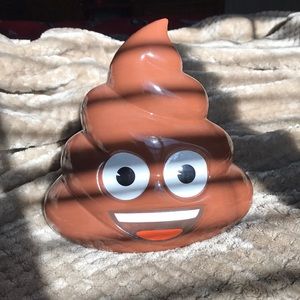 Poop emoji piggy bank